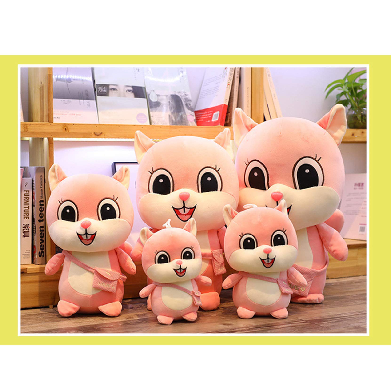 ピンク色のリスちゃん ぬいぐるみ 部屋飾り ロリィタ 海外作家様 ハンドメイド ピンク色のリスちゃん ぬいぐるみ 部屋飾り ロリィタ 海外作家様